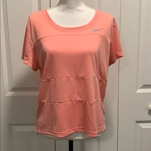NIKE Pro Dri Fit Pink Top Size L